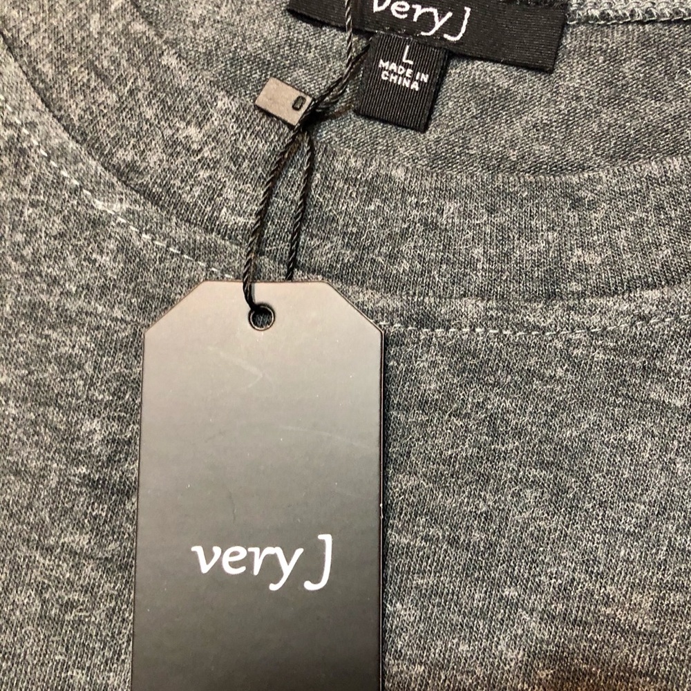 Very J. Charcoal baby doll swing dress , … - Picture 5 of 6